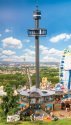 Rust Observation Tower -- Kit - 9-3/16 x 7-11/16 x 22-5/16′ 23.4 x 19.6 x 56.7cm, HO, Faller Gmbh 191830