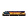 GE ES44AC GEVO - Sound and DCC - Paragon4(TM) -- CSX 1869 (Chessie System Heritage, blue, yellow, orange), N, Broadway Limited I