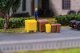Garbage Bin Set -- 8 Large, 20 Small (brown, yellow), N, Faller Gmbh 272926