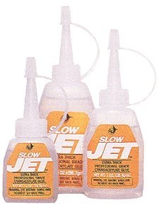Slow Jet(TM) Adhesive -- 1/2oz 14.8mL Bottle, All Scales, CGM Enterprises 772