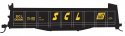 Railroad Decal Set -- Seaboard Coast Line Stump Car, O, Tichy Train Group 10028O