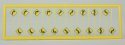 Road Path/Curve Warning Signs 1 -- pkg(18), N, Tichy Train Group 2616