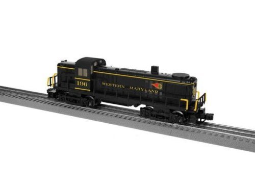 Alco RS3 - 3-Rail - LionChief Plus 2.0 Sound and Control -- Western Maryland 196 (black, yellow red, Fireball Logo), O, Lionel 2