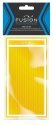 Railroad Locomotive Yellow Reflective Sill Stripes Set, HO, FUSION SCALE GRAPHICS 160003