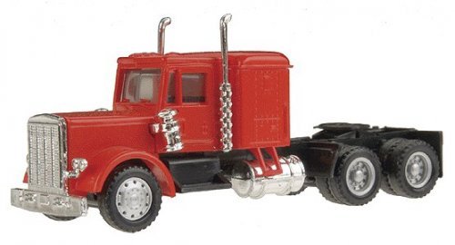 American Trucks - Tractor Only - Peterbilt -- Conventional w/Long Chassis, Sleeper & Dual Rear Axle, HO, Herpa Models 25233