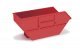 Skip Tray For Ak16, 7 CBM Skiploader -- Red pkg(2), HO, Herpa Models 54669