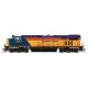 GE ES44AC GEVO - Standard DC - Stealth -- CSX 1869 (Chessie System Heritage, blue, yellow, orange), HO, Broadway Limited Imports