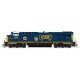 GE ES44AC GEVO - Standard DC - Stealth -- CSX 3099 Spirit of West Springfield (blue, yellow, Boxcar Logo), HO, Broadway Limited 