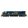 GE ES44AC GEVO - Standard DC - Stealth -- CSX 3099 Spirit of West Springfield (blue, yellow, Boxcar Logo), HO, Broadway Limited 