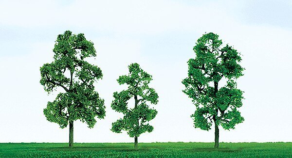 Small Decid Tree Kit 5pc, All Scales, JTT Miniature Tree 92043