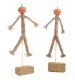 Pumpkin Scarecrows and Hay Bales -- 2 of Each, 3′ 7.6cm Tall, All Scales, JTT Miniature Tree 95723