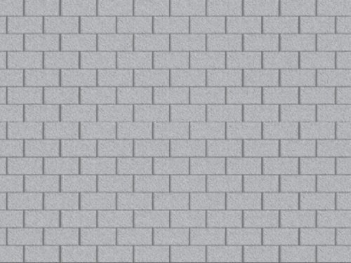 Patterned Plastic Sheet 2-Pack -- Concrete Block 7-1/2 x 12′ 19.1 x 30.5cm, TT, JTT Miniature Tree 97463
