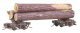 101 Disconnect Log Car Trucks with Logs - Kit -- Undecorated, HO, Kadee Quality Products 101