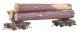 101 Disconnect Log Car Trucks with Logs - Kit -- Undecorated, HO, Kadee Quality Products 101