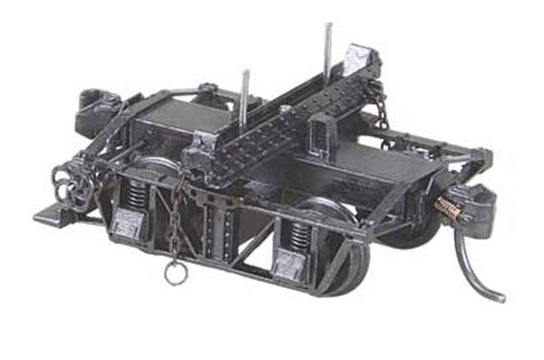 107 Disconnect Log Car Trucks without Logs - Kit -- Undecorated, HO, Kadee Quality Products 107