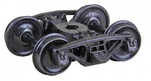 Bettendorf AAR Self-Centering HGC Leaf-Spring Caboose Trucks -- Code 88 (.088`) 33` Smooth, HO, Kadee Quality Products 1580