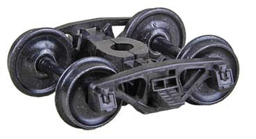 Bettendorf AAR Self-Centering HGC Leaf-Spring Caboose Trucks -- Code 88 (.088`) 33` Smooth, HO, Kadee Quality Products 1580