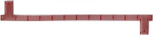 50′ Apex Running Board -- Oxide Red, HO, Kadee Quality Products 2010