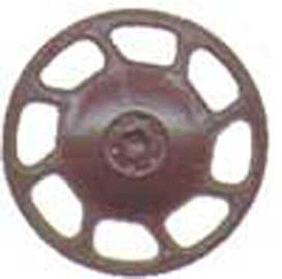 Universal Type Brake Wheels pkg(8) -- Dark Boxcar Red, HO, Kadee Quality Products 2023