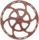 Equipco Type Brake Wheels pkg(8) -- Red Oxide, HO, Kadee Quality Products 2031