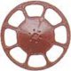 Modern Brake Wheels pkg(8) -- Red Oxide, HO, Kadee Quality Products 2035