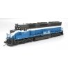 EMD SD45 - Standard DC - Paragon4(TM) -- Great Northern 419 (Big Sky Blue, gray, white), HO, Broadway Limited Imports 9804