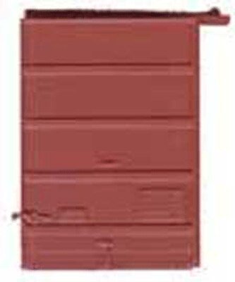 7′ Five-Panel Boxcar Door w/Low Tack Board pkg(2) -- Red Oxide, HO, Kadee Quality Products 2240