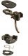 34 Plastic-Shank Coupler - Kit - Magne-Matic(R) -- Short 1/4′ Underset w/233 Draft Gear Boxe, HO, Kadee Quality Products 34