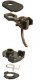 34 Plastic-Shank Coupler - Kit - Magne-Matic(R) -- Short 1/4′ Underset w/233 Draft Gear Boxe, HO, Kadee Quality Products 34