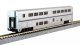 Viewliner Baggage & 5 Superliner Car Bookcase Set -- Amtrak (Phase VI silver, blue, red), N, Kato USA Inc 101789