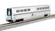 Viewliner Baggage & 5 Superliner Car Bookcase Set -- Amtrak (Phase VI silver, blue, red), N, Kato USA Inc 101789