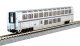 Viewliner Baggage & 5 Superliner Car Bookcase Set -- Amtrak (Phase VI silver, blue, red), N, Kato USA Inc 101789