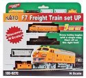 Diesel Freight Train-Only Set - Standard DC -- Union Pacific (Armour Yellow, gray), N, Kato USA Inc 1066272