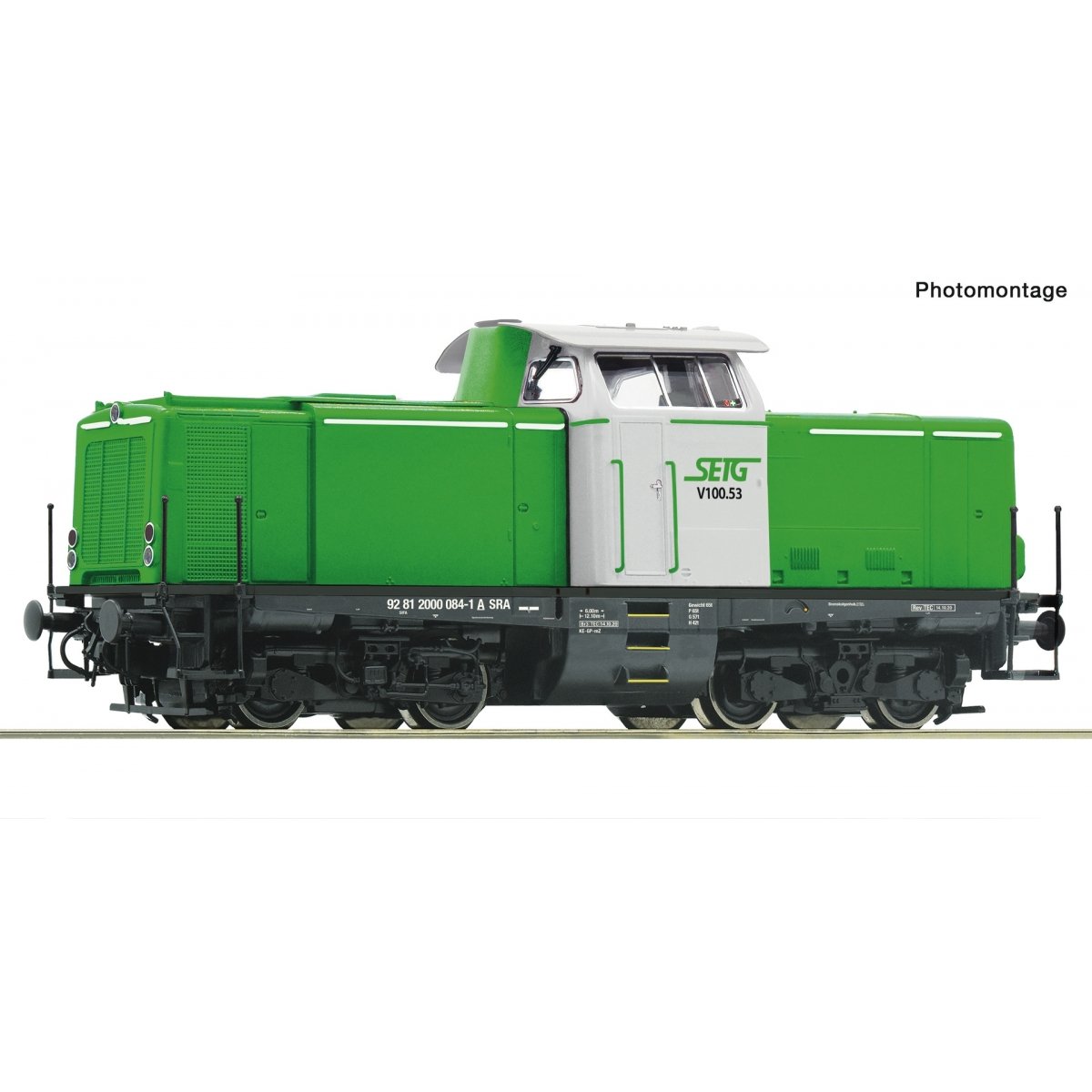 Diesel locomotive -- Diesellokomotive -- V 100.53 - SETG - HO - Roco Fleischmann 52564