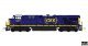 GE ES44AC GEVO - Sound and DCC -- CSX 5471 (blue, yellow, Boxcar Logo), N, Kato USA Inc 1768964S