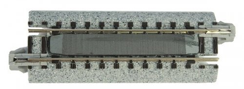 Magnetic Uncoupler Track - Unitrack -- 2-1/2′ 64mm, N, Kato USA Inc 20032