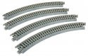 Curved Roadbed Track Section - Unitrack -- 45-Degree, 8-1/2′ 216mm Diameter, N, Kato USA Inc 20170