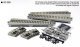 Straight Turntable Extension Track Set - Unitrack, N, Kato USA Inc 20285