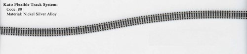 Flexible Track -- Wood Ties 31-13/16′ 808mm Long pkg(10), N, Kato USA Inc 21000