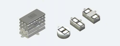 Modular Speaker Baffle Set for Twin Sugar Cube Speakers -- 28mm 20x40mm and 16x35mm baff, All Scales, LokSound By ESU 50340