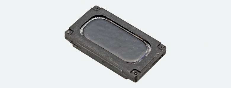 Rectangular Speaker with Enclosure -- 8 Ohm, 1/2 Watt, 11/32 x 1/2 x 1/8′ 9 x 13 x 3mm, All Scales, LokSound By ESU 50342