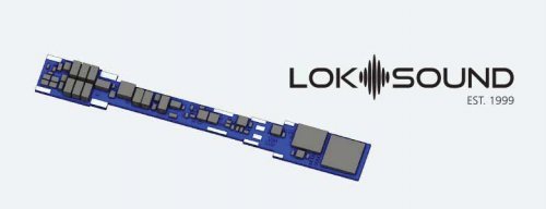 LokSound 5 Micro DCC Direct Sound and Control Decoder -- Fits Atlas Legacy Diesel and Others (Pre, N, LokSound By ESU 58751