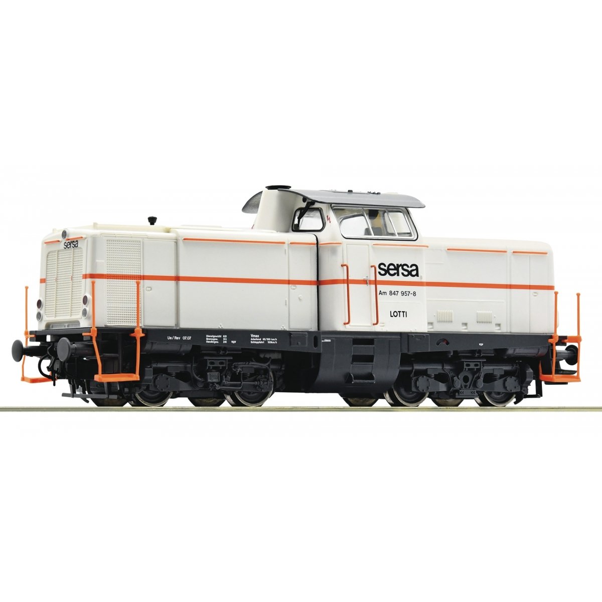 Diesel locomotive -- Diesellokomotive -- Am 847 957-8 - SERSA - HO - Roco Fleischmann 52566