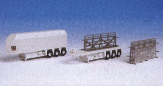 Roll-Off Skip Container w/Load - Kit -- Red, HO, Kibri 15709