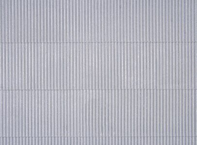 Roof Sections -- Corrugated Metal (light gray), HO, Kibri 34143
