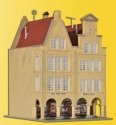 Double Fronted Town House w/Covered Passage -- 3-5/16 x 4-1/8 x 4-3/4′ 8.3 x 10.5 x 12cm, N, Kibri 37153
