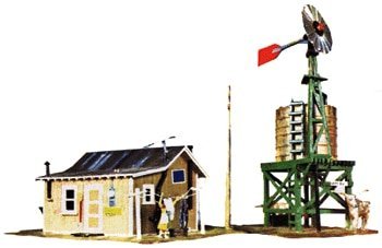 Western Homestead -- Kit - 7-3/4 x 5-1/2′ 19.7 x 14cm, HO, Life-Like Products 1338