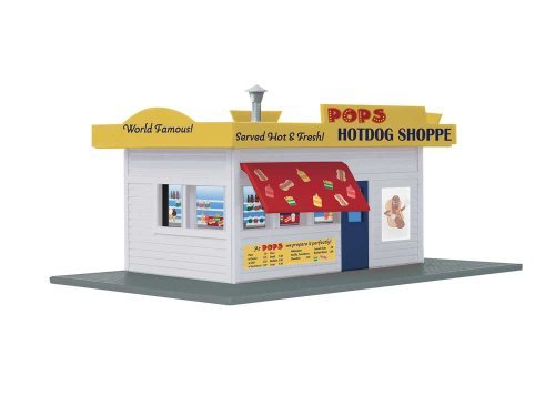 Pop`s Hot Dog Shoppe -- Kit - 2-1/2 x 4-1/4`, HO, Lionel 2167020