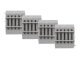 Straight Code 83 Roadbed Track - MagneLock -- 1-1/2′ 3.8cm pkg(4), HO, Lionel 8768024