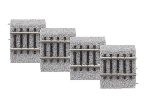 Straight Code 83 Roadbed Track - MagneLock -- 1-1/2′ 3.8cm pkg(4), HO, Lionel 8768024